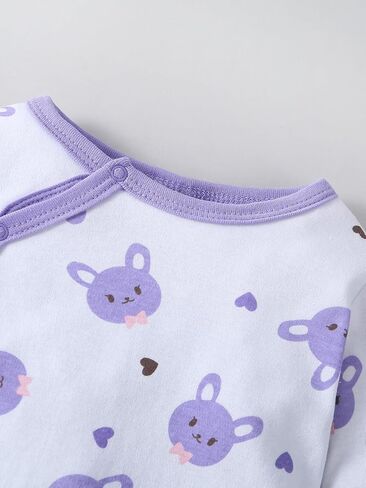 Baby Long Sleeve Bodysuits Romper one-Piece Newborn Baby Clothes 2 Pack in Saudi Arabia