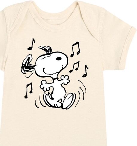 HYBRID APPAREL - Peanuts - Snoopy Dancing Happily - Infant Baby One Piece in Saudi Arabia
