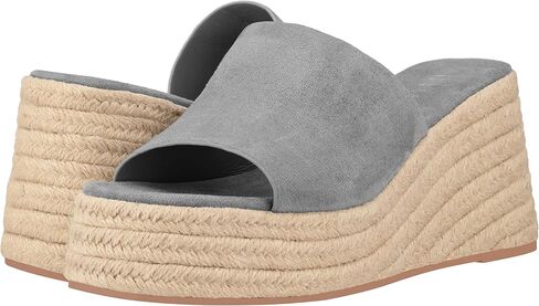 ILLUDE Women's Wedge Sandal Espadrille Platform Slip On Open Toe Wedge Heel Sandals in Kuwait