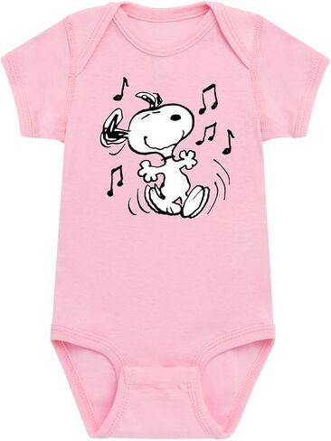 HYBRID APPAREL - Peanuts - Snoopy Dancing Happily - Infant Baby One Piece in Saudi Arabia