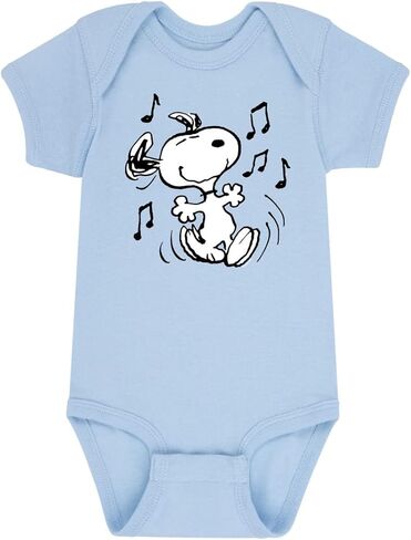 HYBRID APPAREL - Peanuts - Snoopy Dancing Happily - Infant Baby One Piece in Saudi Arabia