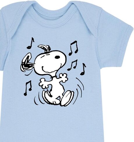 HYBRID APPAREL - Peanuts - Snoopy Dancing Happily - Infant Baby One Piece in Saudi Arabia