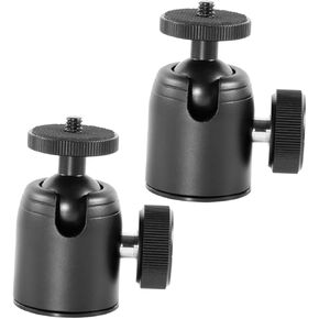 2pcs Metal Camera Tripod Rotation Compatible and Screws Compact and Tripod Accessories for Photography and Projectors