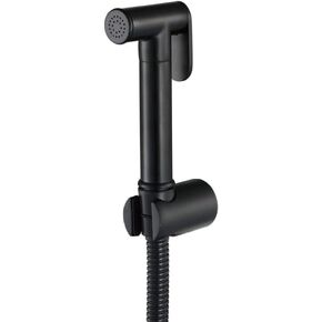 Pet Bath, Washing Car,Water Flower,Personal Hygiene - Women's Wash Faucet Set Black Women's Wash Copper Spray Gun Toilet Flusher Wall Mounted