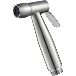HandheldSprayer,Toilet Sprayer Head Stainless Steel HandheldSprayer Cloth Bathroom Diaper Sprayer for Kitchen and Toilet Cleaning