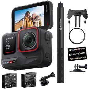 Insta360 Ace Pro AI 8K HDR Camera Magnetric Magnetic Camera مع عصا شخصية وبطارية إضافية ، Cinsaaja_acepro01-Stickbat