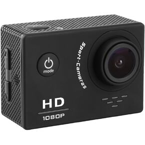 12MP الكامل HD 1080P الرياضية الكاميرا مع شاشة 2.0 بوصة - 140 درجة زاوية واسعة 30M/98 قدم مقاومة للماء للرياضة تحت الماء - كاميرا عمل صغيرة مع أدوات ملحقات كاملة التثبيت