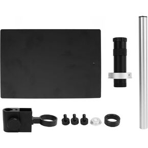 EVTSCAN Industrial Microscope Kit Set Electronic Lens Holder 130X Monocular HD Imaging,with C Interface, Kit Includes a Column, Base, Focusing Frame, Screws and Accessories