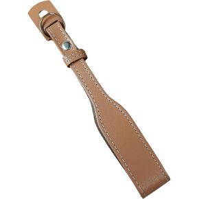 Genuine Leather Hand strap for camera, Adjustable, Camel Brown