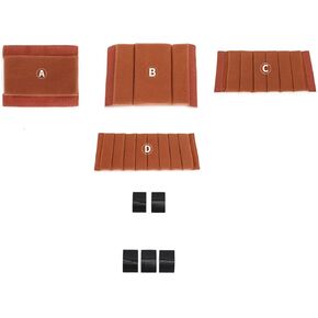4Pcs Camera Bag Insert Divider Foam Partition with Magic Tape, Sticky Strap Padded Camera Bag Baggies Bag Inserts Dividers Accessory B