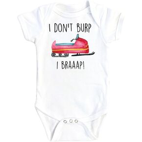 Snowmobile - Baby Boy Girl Clothes Infant Bodysuit Funny Cute Newborn