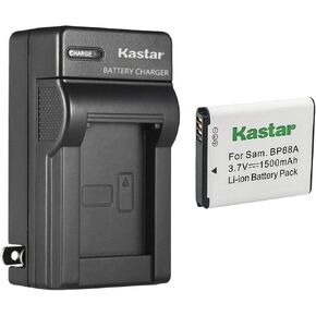 Kastar AC Wall Battery Charger Replacement for Samsung EA-BP88A EABP88A, BP-88A BP88A Battery, Samsung DV200, DV300, DV300F, DV305, DV305F Digital Cameras