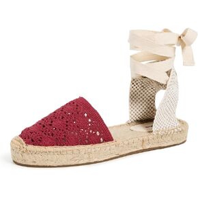 Soludos Women's The Lauren Lace Up Crochet Espadrilles
