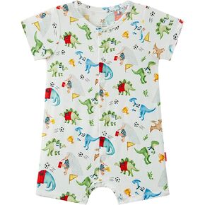 Baby Boy Rompers Bamboo Viscose Short Sleeve One-piece Jumpsuit Baby Boy Summer Clothes