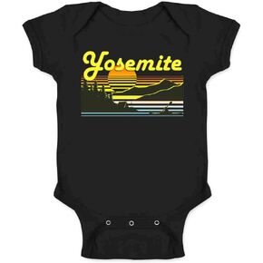 Pop Threads Yosemite Retro Travel Infant Baby Boy Girl Bodysuit