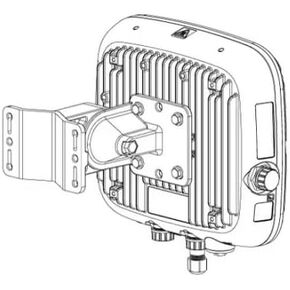Cisco - Wireless access point mounting kit (vertical) - pole mountable, wall mountable - for Catalyst 9124AXD, 9124AXI
