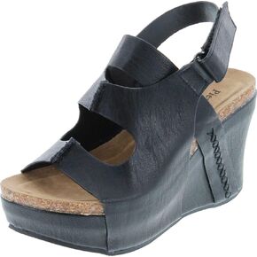 Pierre Dumas Hester-10 Women Low Wedge with an Adjustable Side Buckle