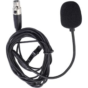 GOWENIC Phantom Power XLR Lavalier Lapel On Microphone Omnidirectional Clip On Mic for Video Recording Podcasting Interviews Audio Recorders Mixer