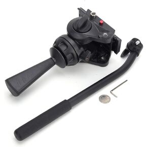 MYT802 75mm Flat Bowl Base Hydraulic Damping Ball Head for Camera Tripod Sliding Rail Camcorder
