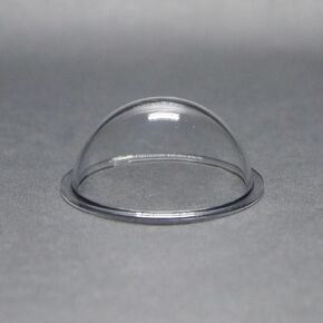 KAYNEY Acrylic Dome with Flange Clear Plastic Hemisphere – Transparent Case for CCTV, Camera Lens, Jewelry, Collectibles & Miniatures – Dustproof Cover for Delicate Items (1.6inch / 40mm) in Saudi Arabia