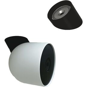 Angled Ceiling or Wall Mount Magnetic Replacement Base Plate for Google Nest Outdoor Camera (Battery), Strong Neodymium Magnet, Wireless Camera Not Included