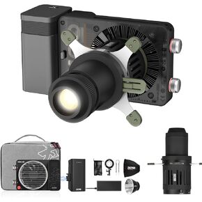 Zhiyun MOLUS X100 PRO V2 Upgraded Version LED Video Light [Official] Mini Spotlight (ZY Mount) Conical Optical Snoot kit Photography Studio Video Lighting Projector Accessory