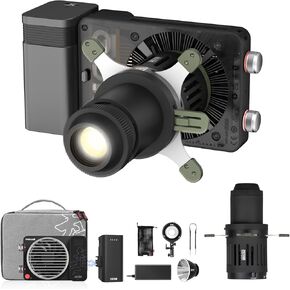 Zhiyun MOLUS X100 Combo V2 Upgraded Version LED Video Light [Official] Mini Spotlight (ZY Mount) Conical Optical Snoot kit Photography Studio Video Lighting Projector Accessory