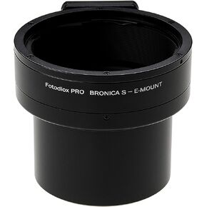 Fotodiox Pro Lens Mount Adapter - Compatible with Bronica S Mount Lens to Sony Alpha E-Mount Mirrorless Camera Body