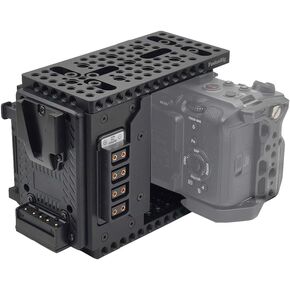 New FusionRig Camera Cage Expansion Module Cineback Support Voltage Display for Sony FX3/FX30 Cameras