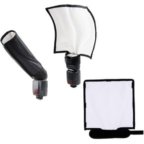 Angoily Light Diffuser for Camera Reflecting Plate for Speedlight Portable Reflector