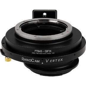 RhinoCam Vertex Rotating Stitching Adapter, Compatible with Pentax 645 (P645) Mount SLR Lens to Fujifilm G-Mount (GFX) Mirrorless Cameras