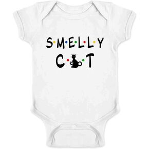 Pop Threads Smelly Cat Funny Retro 90s Baby Toddler Kids Girl Boy T-Shirt