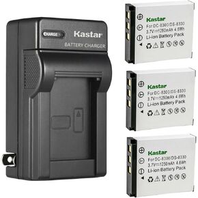 Kastar AC Wall Battery Charger استبدال للمسافر DC-8600 Compactline 150 Sealife Reefmaster DC 800 Vivigring Vivicam 7410 Vivicam 8300S Vivicam 8330 Vivicam 8600 Vivicam 8600s in Kuwait
