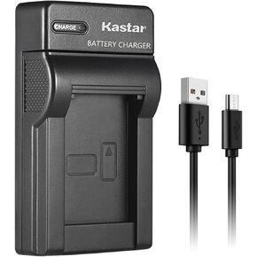 kastar np-ft1 استبدال شاحن بطارية USB Slim USB لبطارية Sony NP-FT1 Type T ، شاحن BC-TR1 ، Cyber-Shot DSC-L1 DSC-M1 DSC-M2 DSC-T1 DSC-T3 DSC-T5 DSC-T9 DSC-T10 DSC-T11 DSC-T33 كاميرا