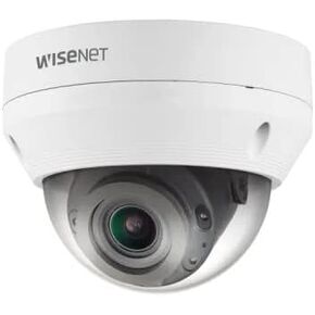 Hanwha Security Cameras QNV-7082R 4mp IR WDR PoE Outdoor Network Dome Camera with 3.2~10mm (3.1x) Motorized varifocal Lens, White.