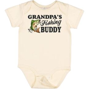 inktastic Grandpa's Fishing Buddy Baby Bodysuit