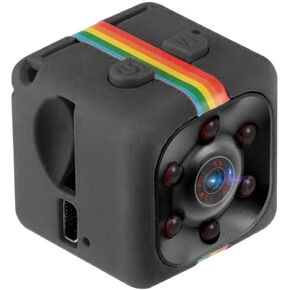 Small Camera,Mini Security Camera HD Camera IR Night Vision Video Camera DVR Recorder (Black)
