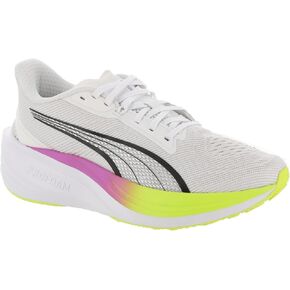 PUMA Darter Pro Women's Sneaker, 8 B(M) US, White-Magenta-Yellow