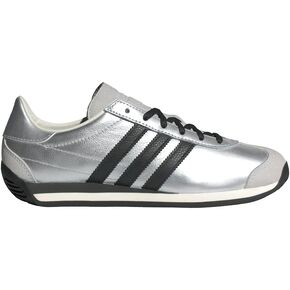 adidas Womens Country Og Metallic Lace Up Sneakers Shoes Casual - Silver
