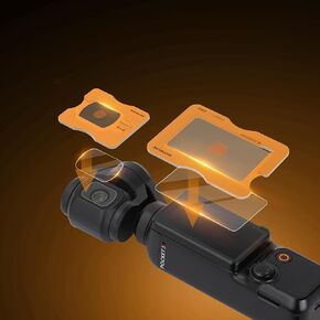 Pocket 3 Lens Screen AR Anti-reflection Tempered Film with Locator for Osmo Pocket 3 Lens Screen Protective Film Combo Accessories