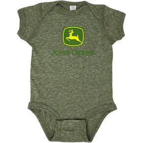 John Deere Teal Blue Short Sleeve Bodysuit One Piece