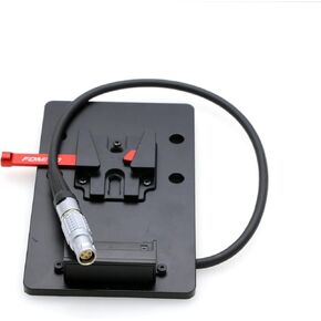 V Mount Battery Plate for DJI Ronin 4D,1B 6 Pin Female V-Lock Battery Plate 10cm