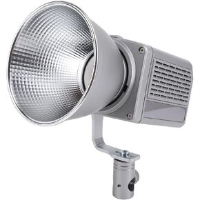 Video Light, Continuous Output Lighting 55W COB Video Light Silver with App Control for Live Streaming (US Plug)