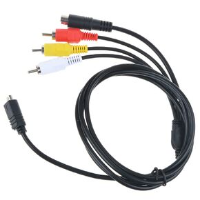 5ft AV A/V Audio Video TV-Out Cable Cord Lead Compatible with Sony Handycam HDR-SR1/e DCR-HC30/e