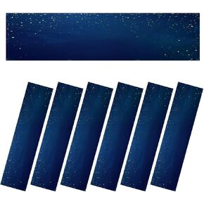 Fluorescent Light Covers for Ceiling Lights Night Starry Sky Full Moon Cloud Easy to Install Magnetic Light Filter for Classroom Office Hospitals School Home