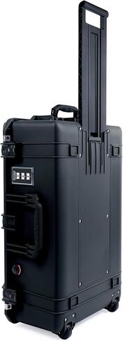 Pelican 1595 Case by ColorCase - Black - Large Sized Waterproof Case with TrekPak Divider System & Mesh Lid Organizer - Black Handles & Latches in Kuwait