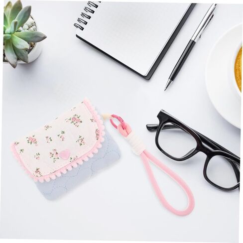 SAFIGLE Small Cotton Camera Pouch Floral Pattern Travel Storage Bag for Compact Cameras Shockproof Organizer for Backpack Handbag Stylish Durable Protection Case in Saudi Arabia
