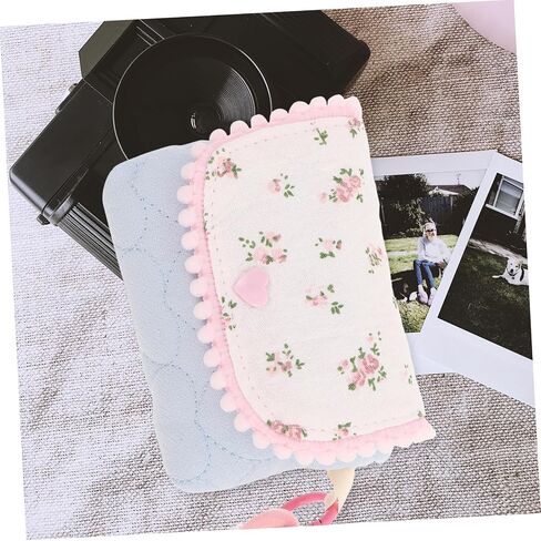SAFIGLE Small Cotton Camera Pouch Floral Pattern Travel Storage Bag for Compact Cameras Shockproof Organizer for Backpack Handbag Stylish Durable Protection Case in Saudi Arabia