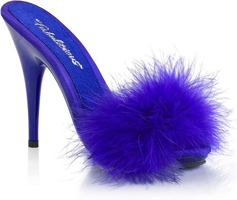 Fabulicious Women's Poise-501F Marabou Slipper in Saudi Arabia