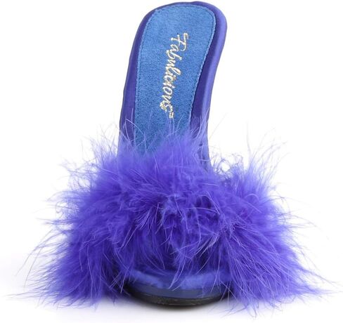Fabulicious Women's Poise-501F Marabou Slipper in Saudi Arabia